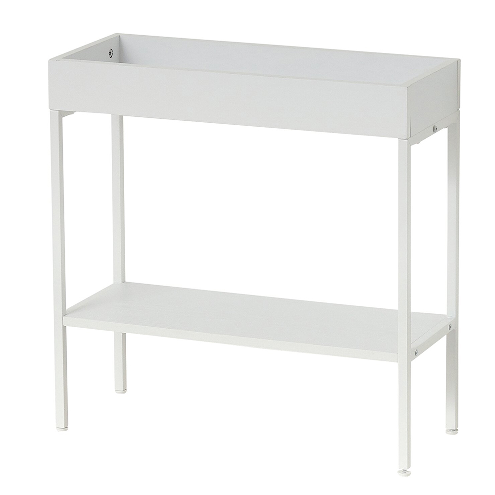 プランタースタンド棚付(白木目)