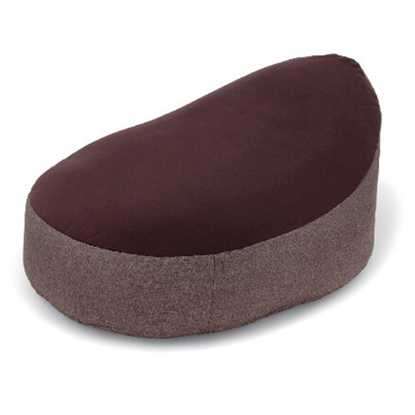 しずく型ビーズクッション(ブラウン)