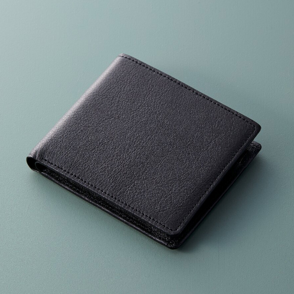 オイルレザー二つ折り財布