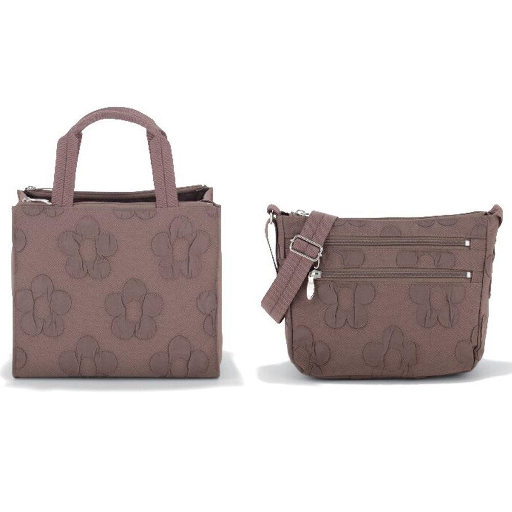 フクレ花バッグセット(カーキ)