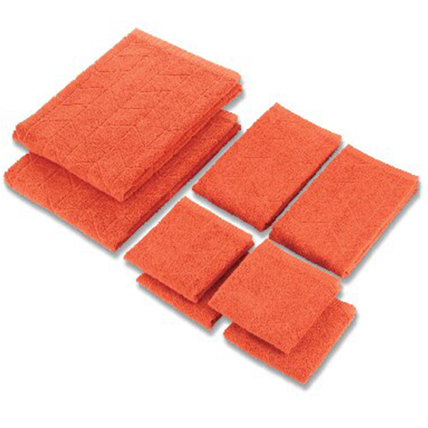 フェルガナコットン今治タオルセット(オレンジ)