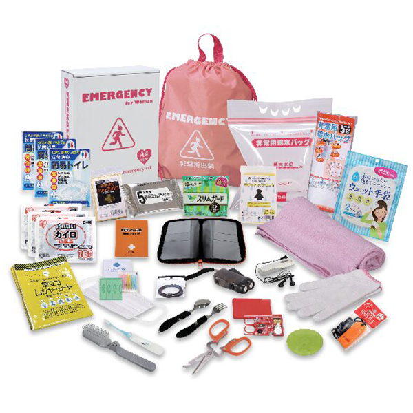 女性のための非常持出30点セット