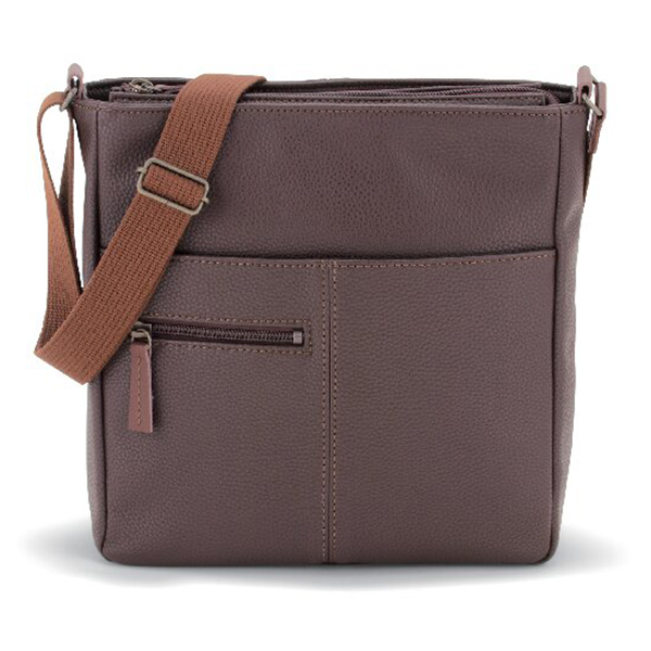 縦型ショルダーバッグ(ブラウン)