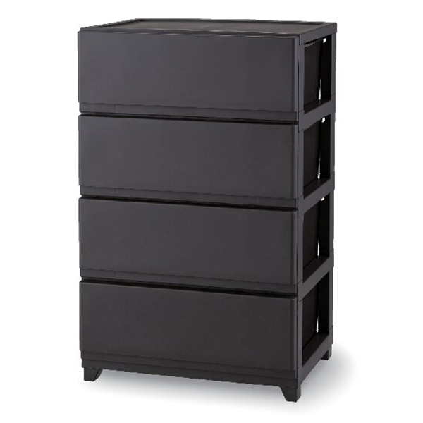 デコニーシーヴォ ワイド 4段(ダークブラウン)