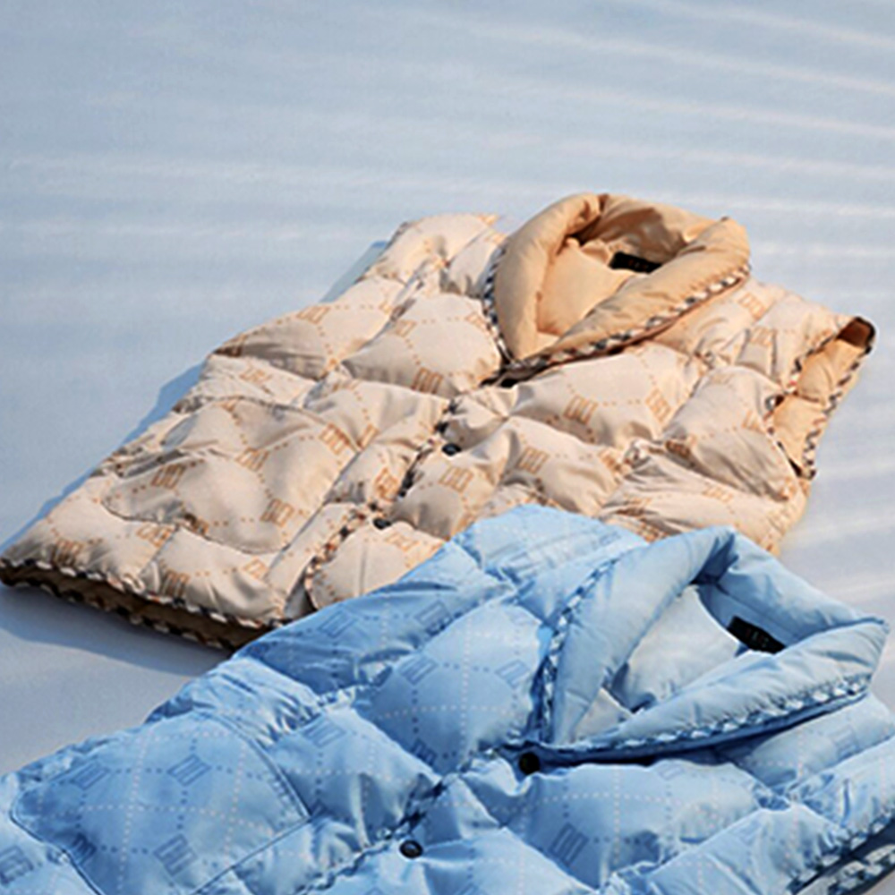 ダックス 羽毛入りポンチョ(ベージュ)