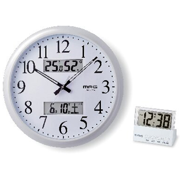 電波掛時計・デジタルアラームクロック
