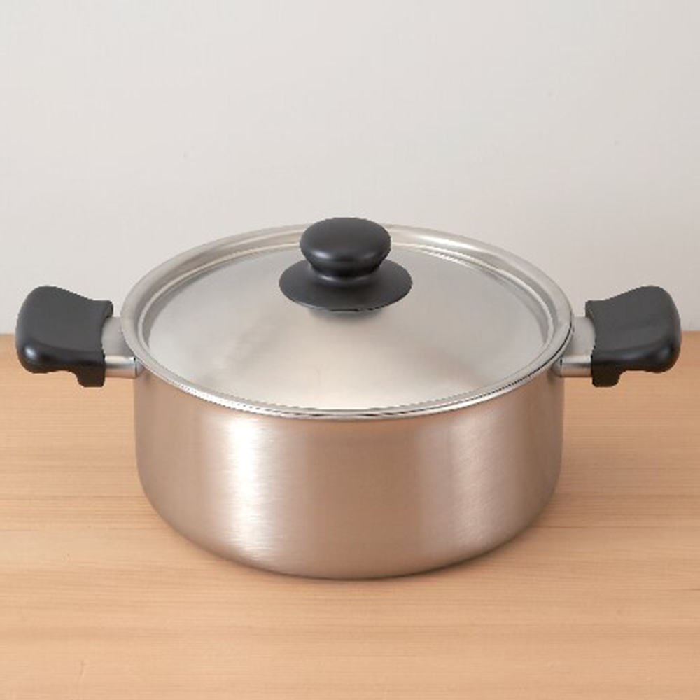 柳宗理 アルミ三層両手鍋浅型22cm