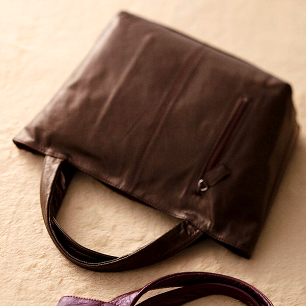 石井猛雄 手提げバッグ(ブロンズ色)