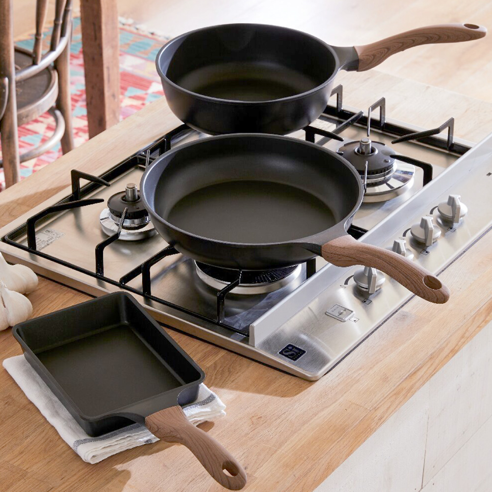 IH対応玉子焼・深型両口フライパン・フライパンセット