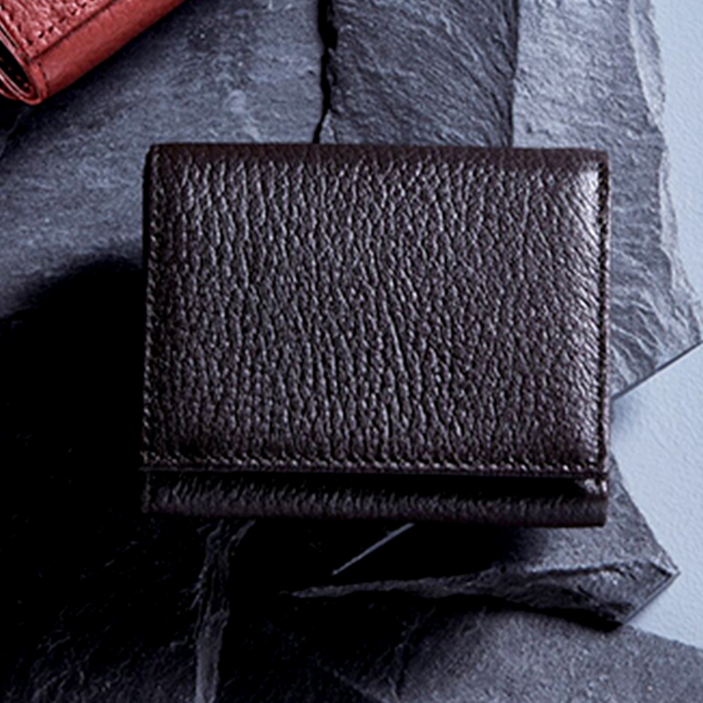 ジョセフ・エロール 三つ折財布(チョコ)