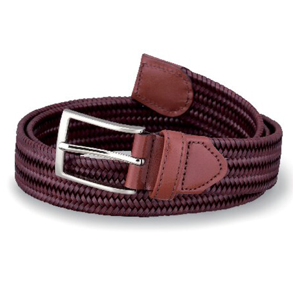 マニファチューラ ディ ドモドッソラ 伸縮メッシュベルト(ブラウン)