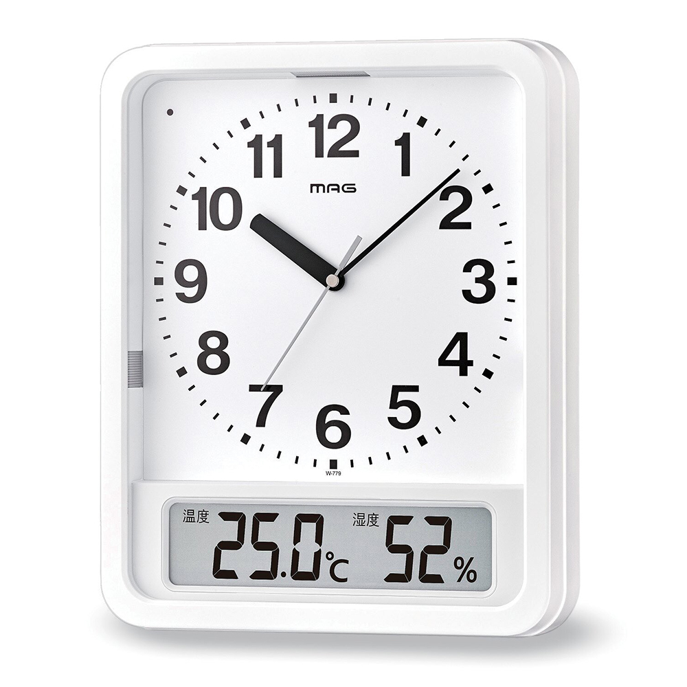 自動点灯置掛兼用電波時計 ルック
