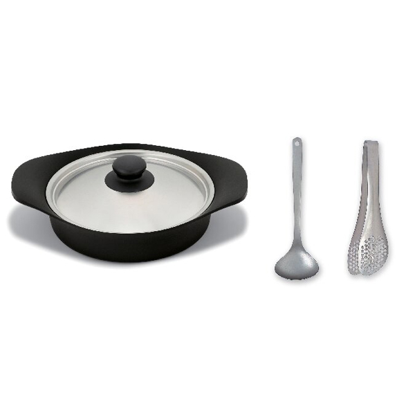 柳宗理 南部鉄器浅型鍋(ツール付)