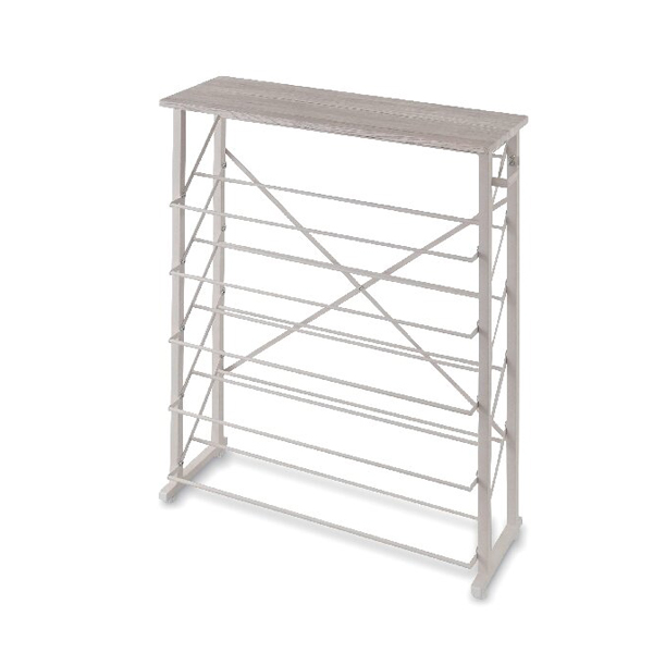 シューズラック(ヴィンテージ風ホワイト)