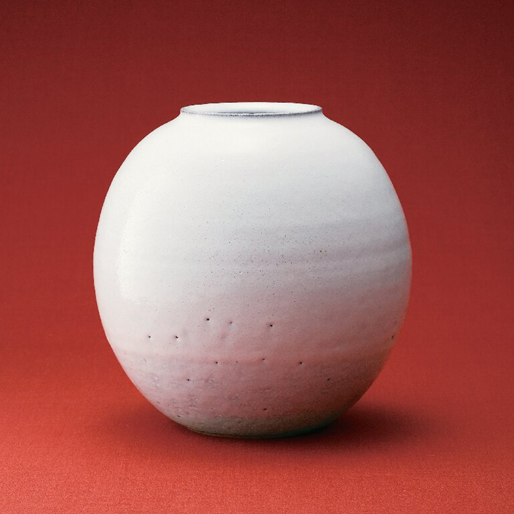 萩焼 白萩壷