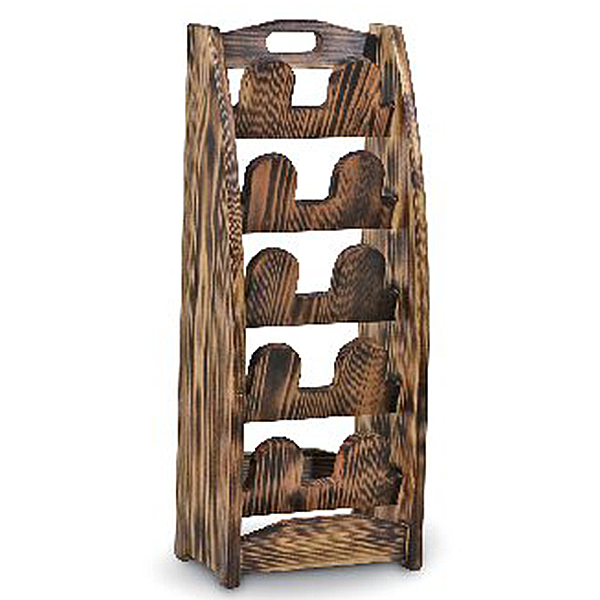 焼杉スリッパ立て 5足用