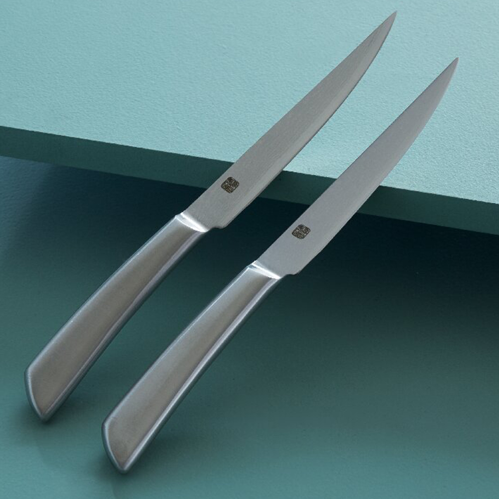 濃州正宗作 積層鋼ステーキナイフ2点セット