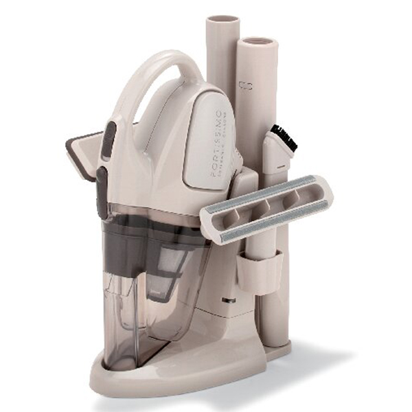 ツインバード コードレスハンディクリーナー サットリーナサイクロンフォルテッシモ(アイボリー)