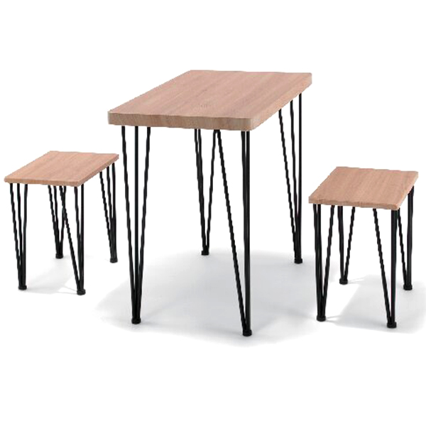 アートダイニング3点セット(モダンナチュラル)