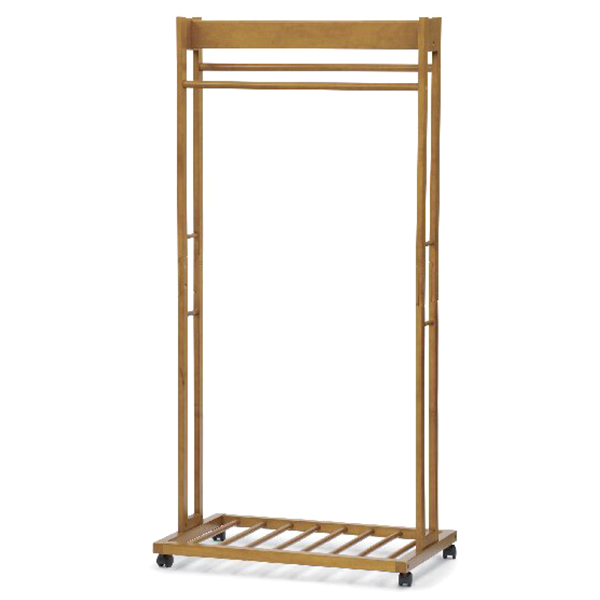 天然木ダブルハンガー