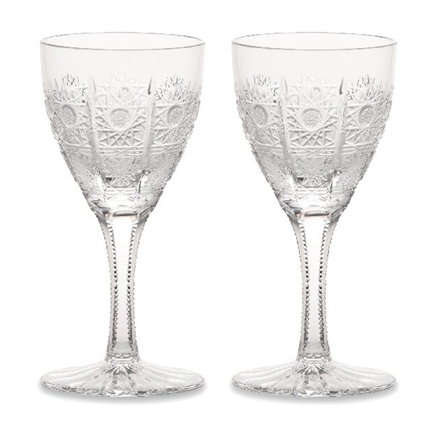 ラスカボヘミア ワイングラスペア