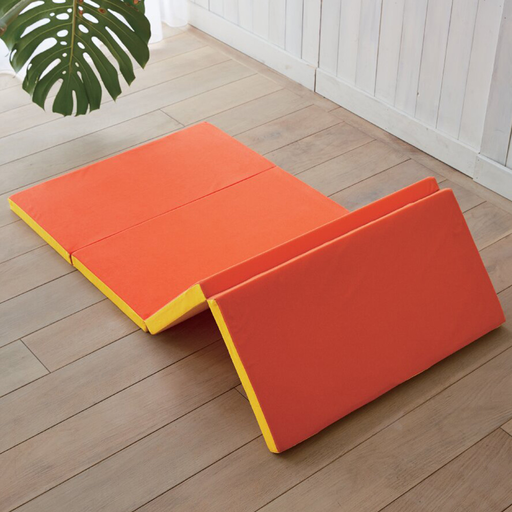 アーケム キッズマットレス 2枚セット(オレンジ)