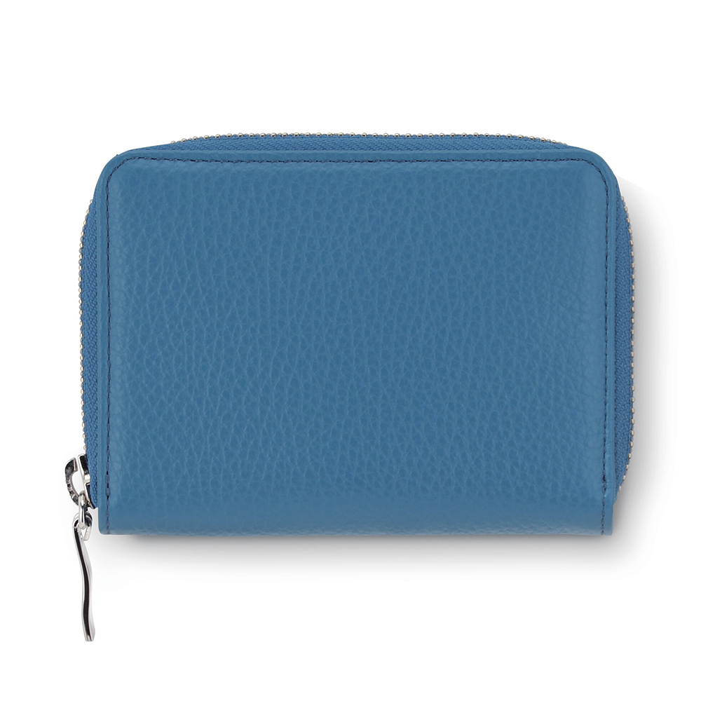 カルクル コンパクトラウンド財布(ブルー)