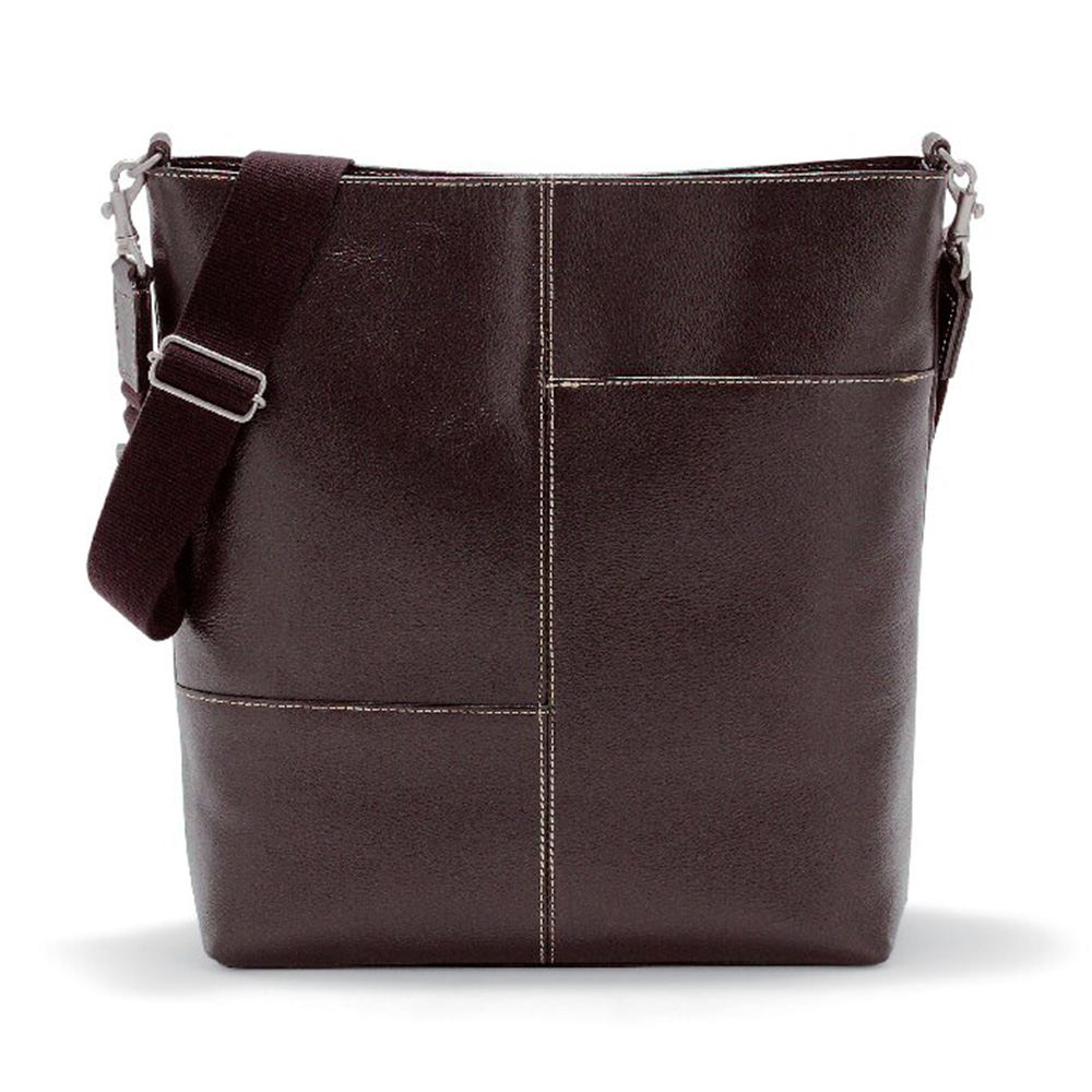 ショルダーバッグ(ダークブラウン)