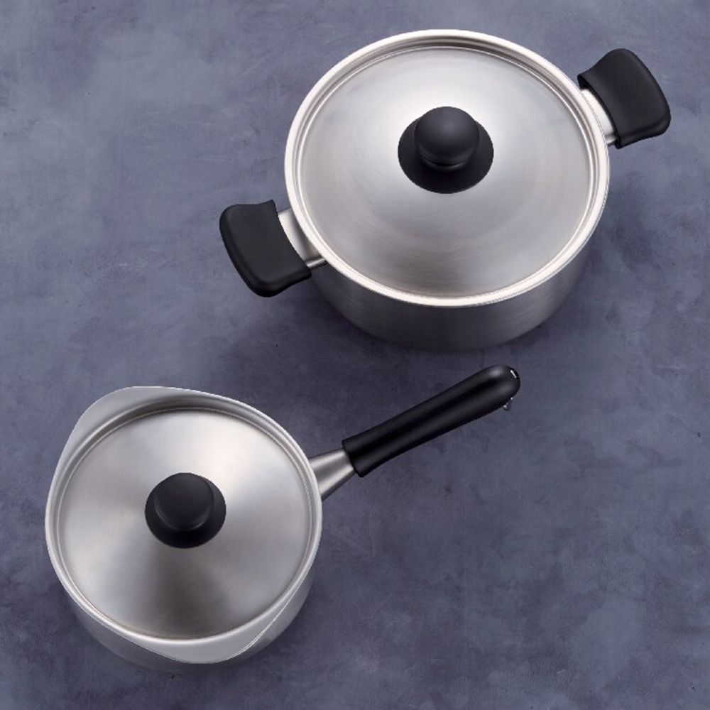 柳宗理 三層鋼片手鍋18cm・両手鍋22cm