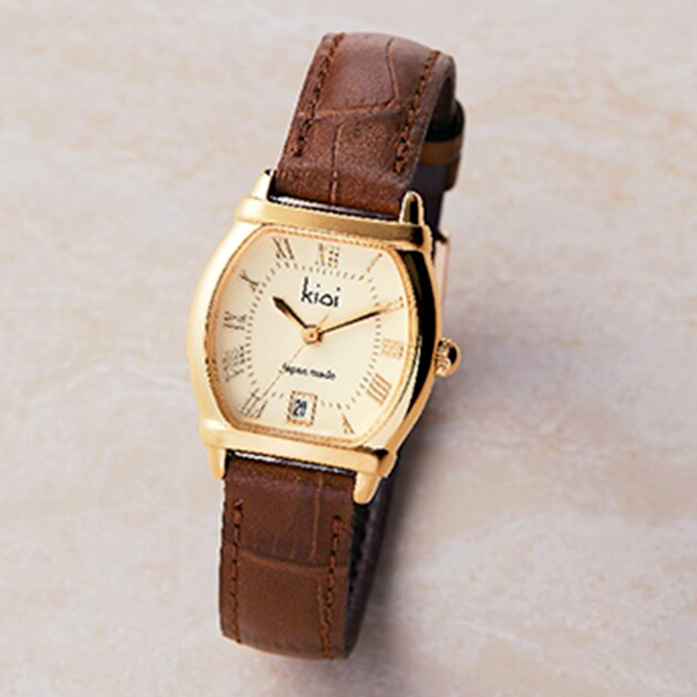 レディースウオッチ(ブラウン)