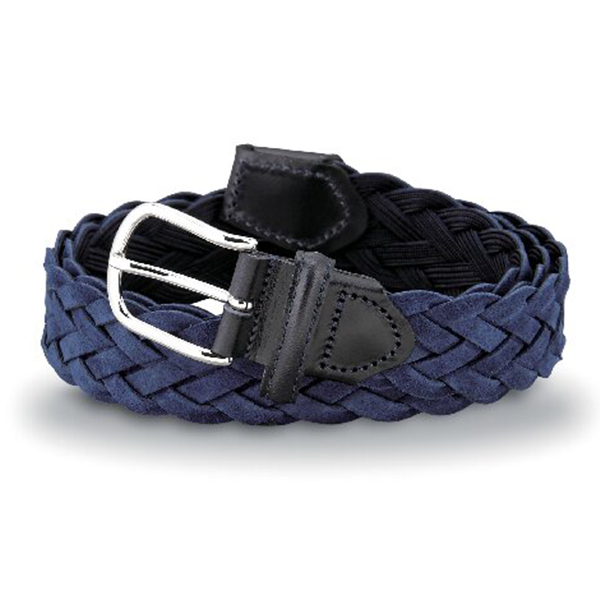 アティゾン スエードメッシュベルト(ネイビー)