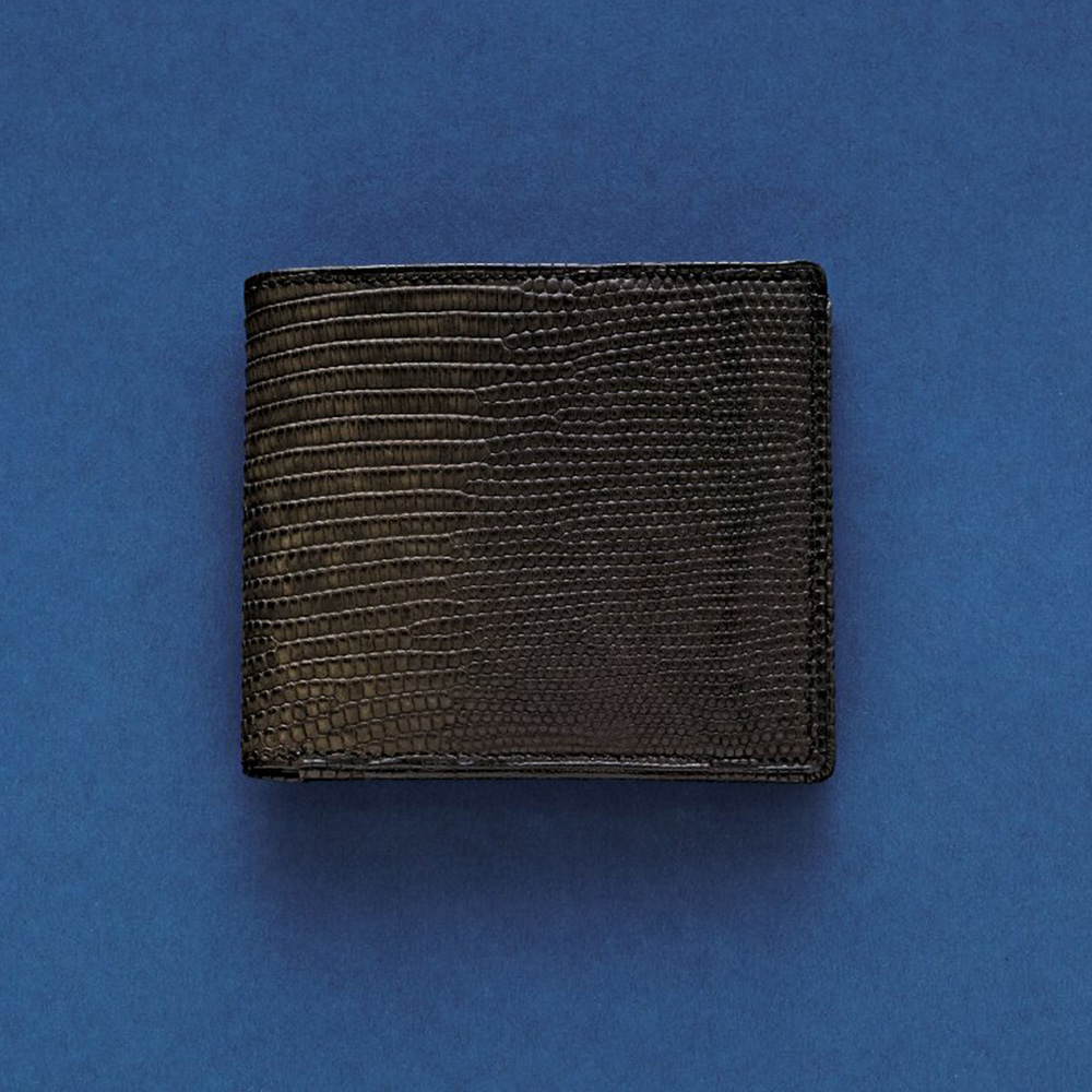エキゾチックレザー2ツ折財布