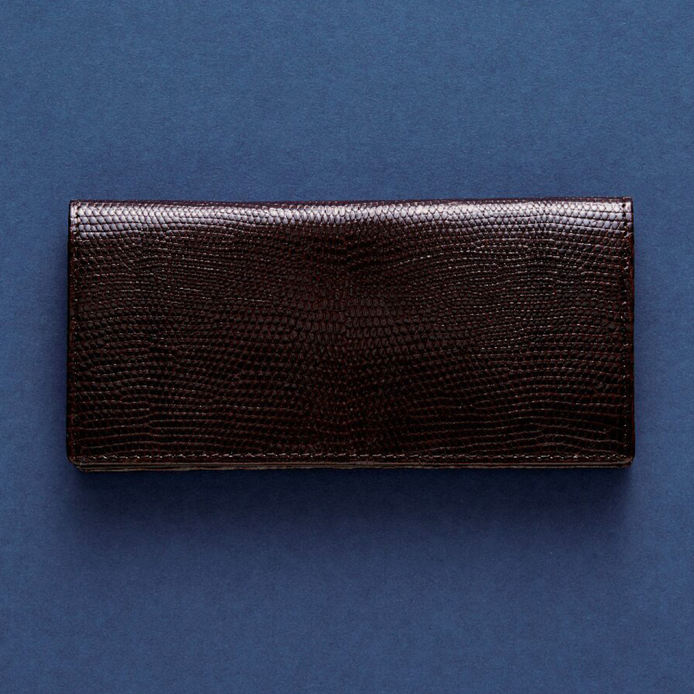 ファゴット リザード 札入(ブラウン)