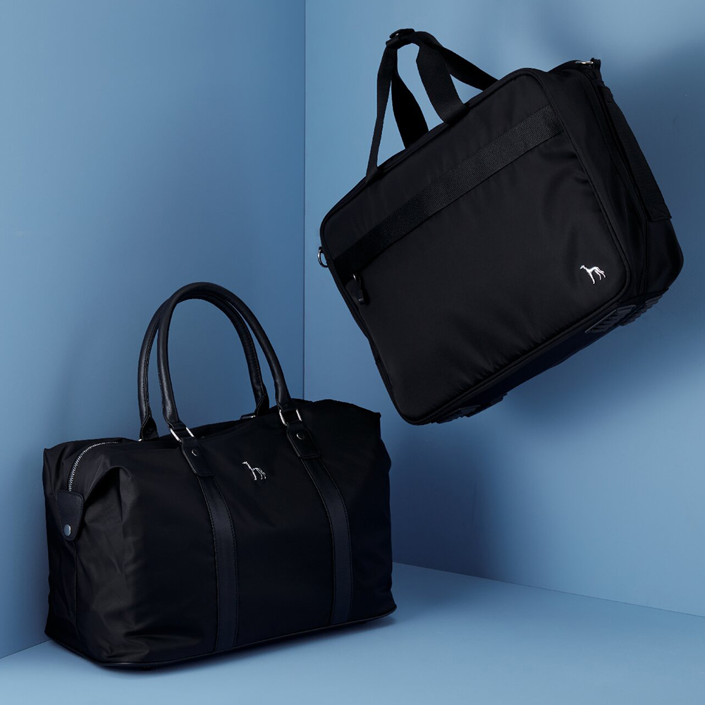 アダバット ボストンバッグ・ブリーフバッグセット(ブラック)