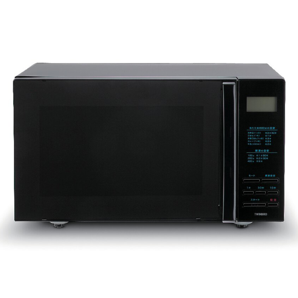 ツインバード ミラーガラスフラット電子レンジ