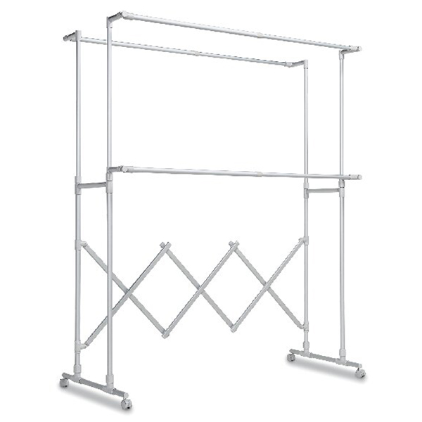 アルミ伸縮自在ものほし台