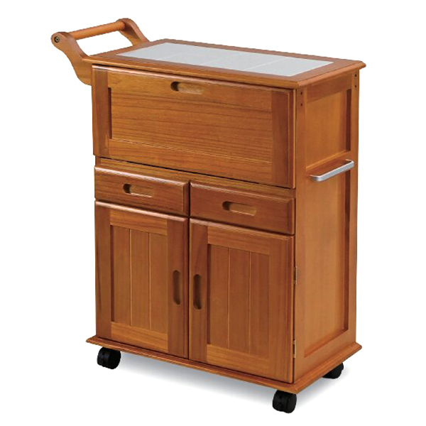 天然木キッチンワゴン