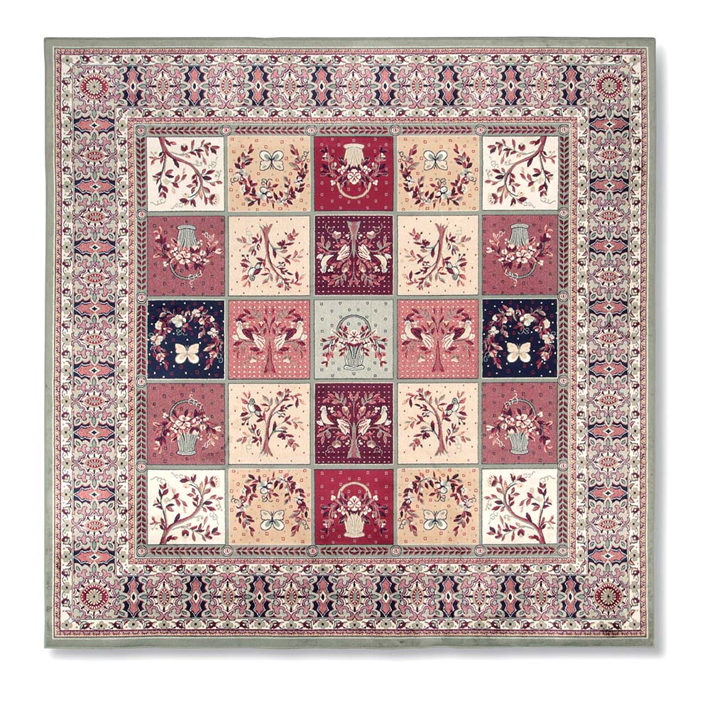 ベルギー製多色織カーペット(グリーン)