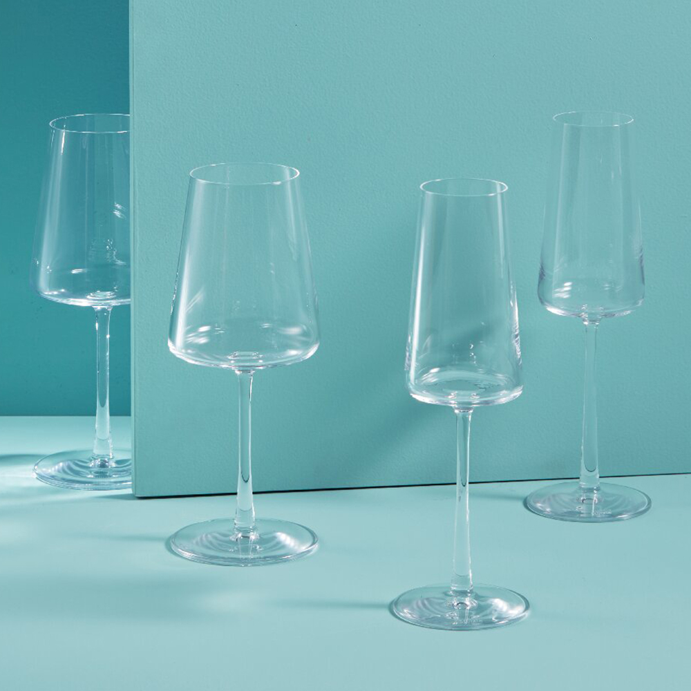 パワー ワイン・シャンパングラス12本セット