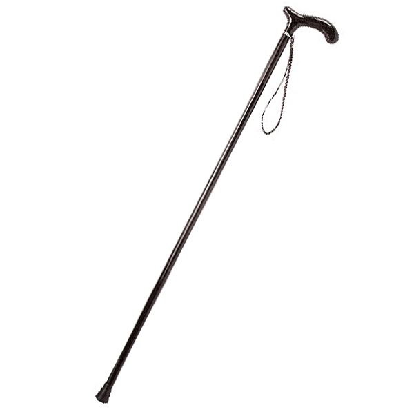 縞黒檀ステッキ(ブラック)