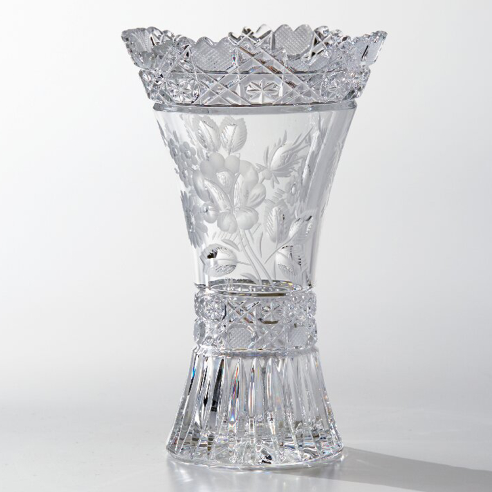 マイセンクリスタル マイセンフラワー 花瓶