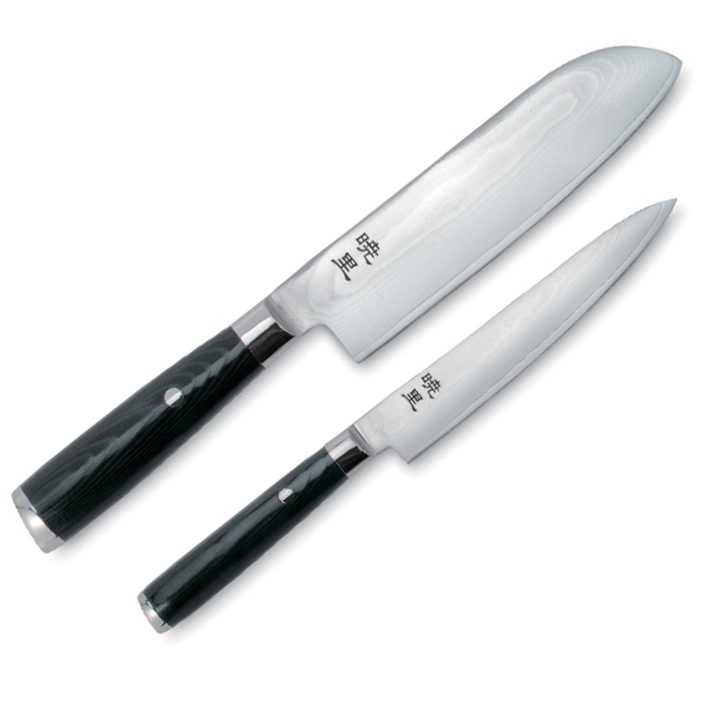 暁里 積層鋼包丁2点セット