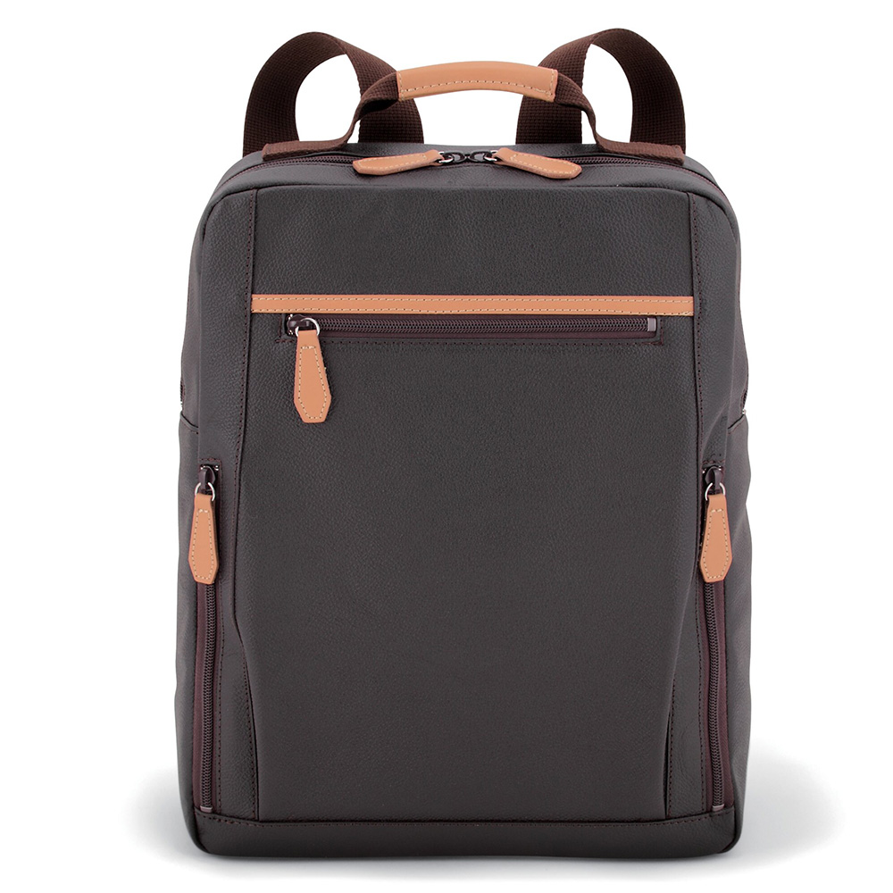 牛革リュックサック(ダークブラウン)