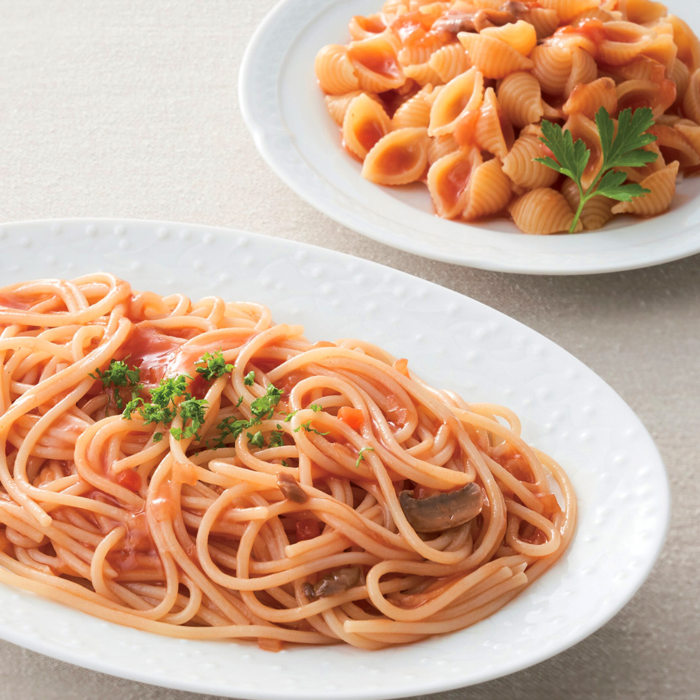 味わいソースで食べるパスタセット