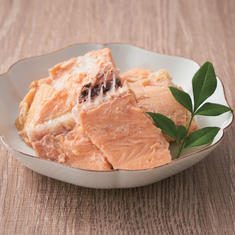 久慈育ち琥珀サーモン 鮭の中骨水煮