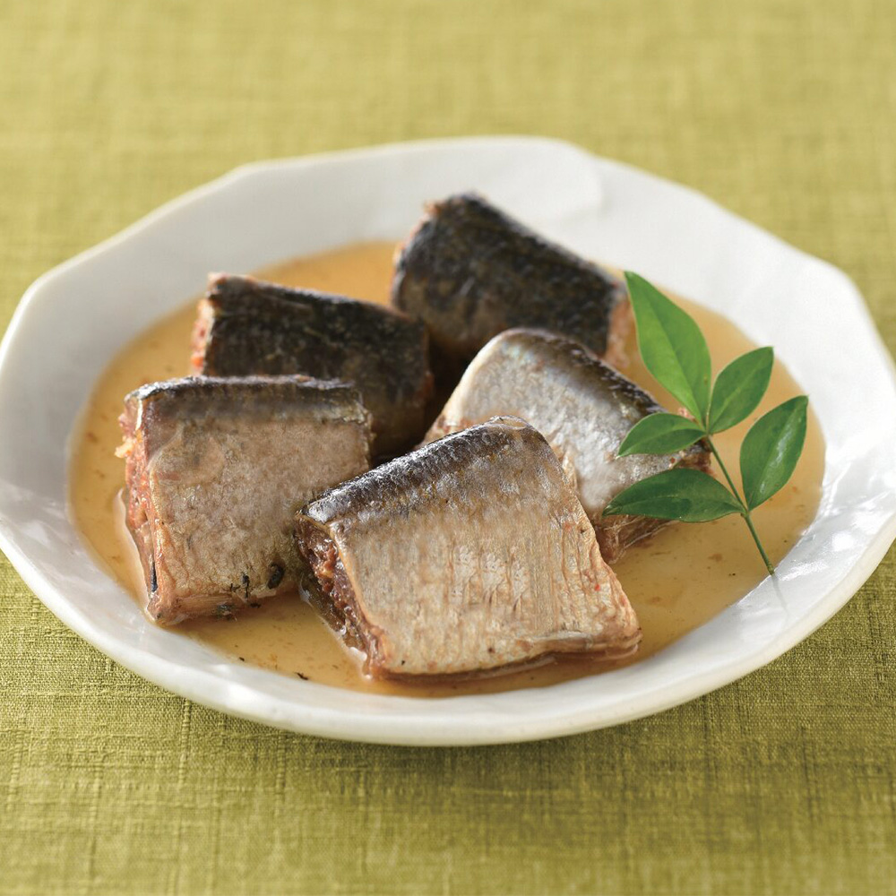 祇園原了郭薬味 根室産いわし味付け缶詰