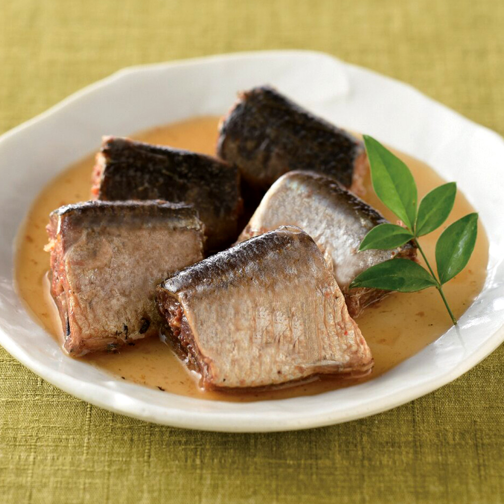 祇園原了郭薬味 根室産いわし味付け缶詰