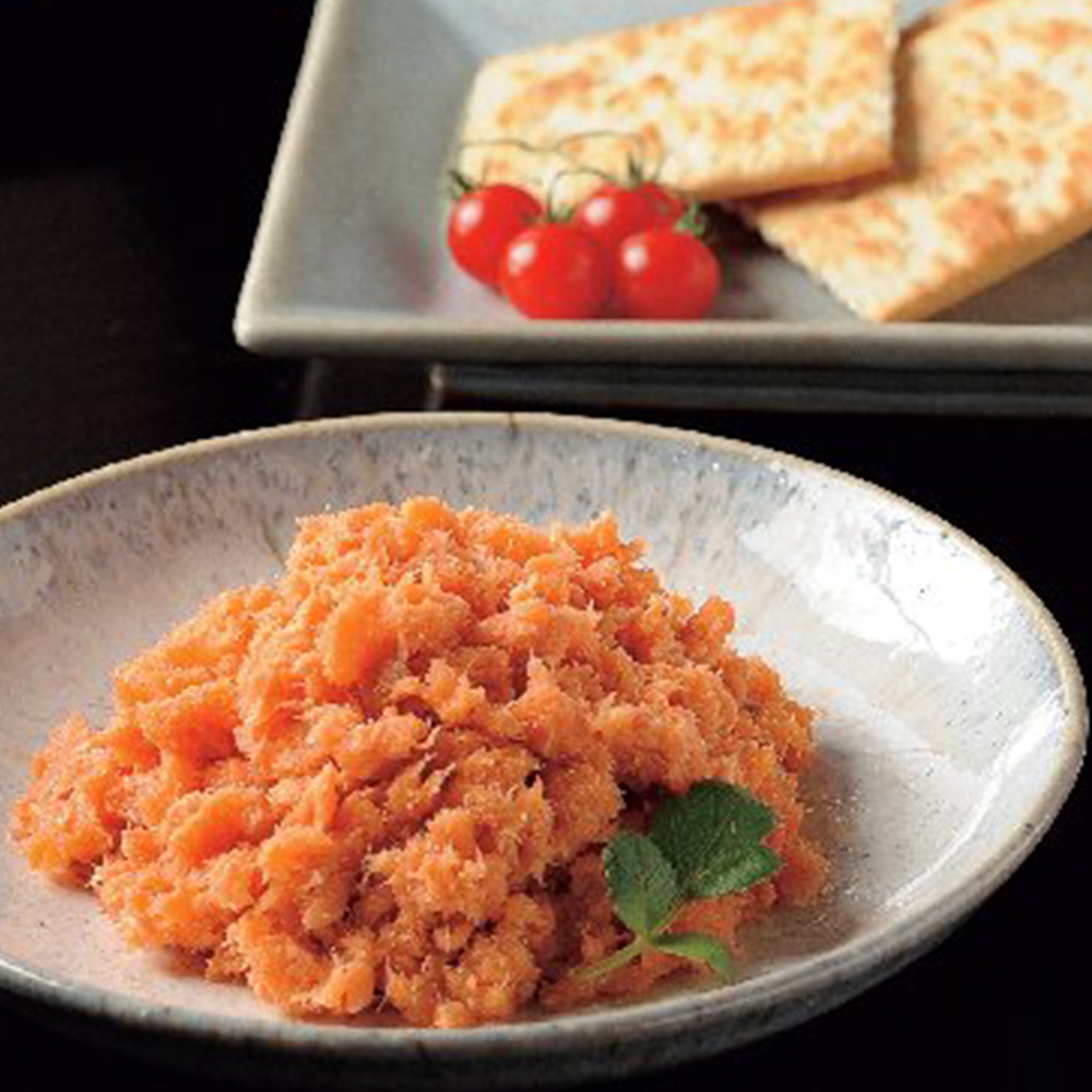 エキストラバージンオリーブオイルでつくった紅鮭フレーク