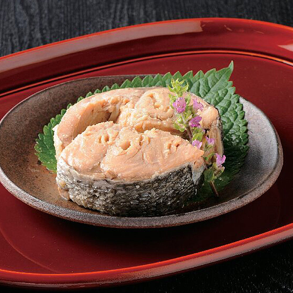 日高沖産天然銀毛秋さけ水煮缶詰