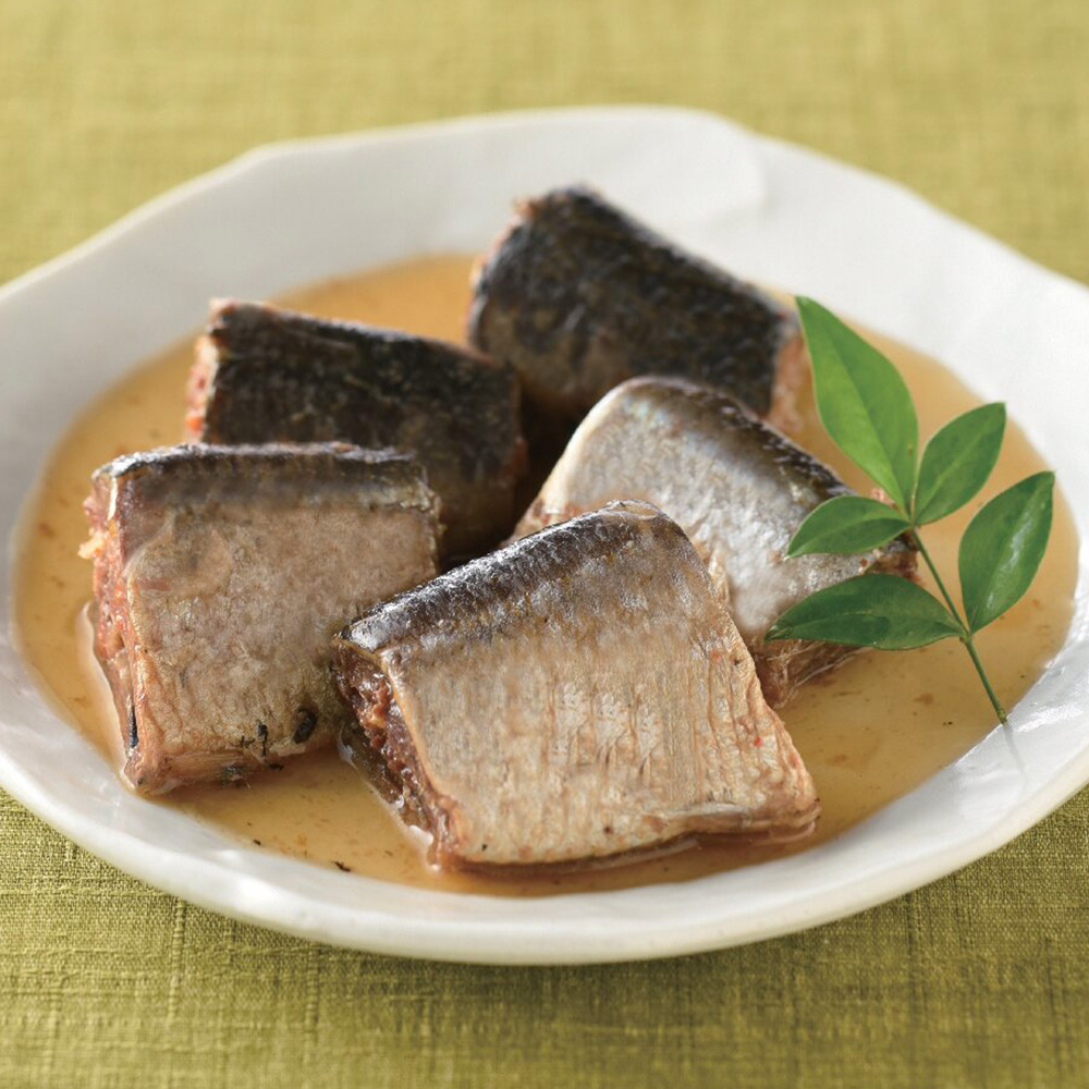 祇園原了郭薬味 根室産いわし味付け缶詰